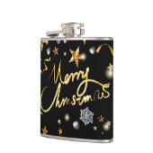 Luxe Gold- en zwarte Star-Mode Heupfles (Links)