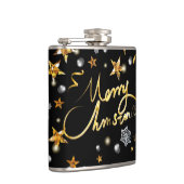 Luxe Gold- en zwarte Star-Mode Heupfles (Rechts)