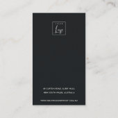 LUXE GOLD FOIL BRUSH STROKE 2 STUD EARRING DISPLAY VISITEKAARTJE (Achterkant)