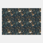 Luxe Gold Folie Digitaal Papier voor Kerstmis Inpakpapier Vel (Voorkant 3)