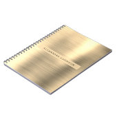 Luxe Gold Folie Professional Girly Notitieboek (Linkerzijde)