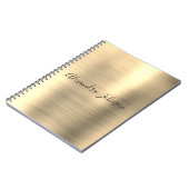 Luxe Gold Folie Professional Girly Notitieboek (Linkerzijde)