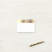 Luxe Gold Folie Professionele Bedrijf Post-it® Notes (Op bureau)