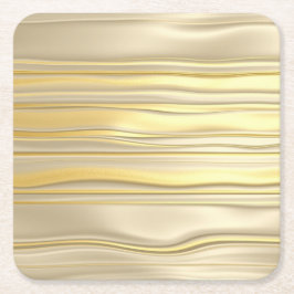 Luxe Gold Folie Zilveren Folie Gestreepte Onderzet Kartonnen Onderzetters