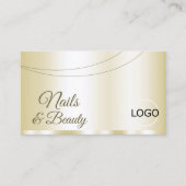 Luxe Gold Glamoureus met Logo Professional Visitekaartje (Voorkant)