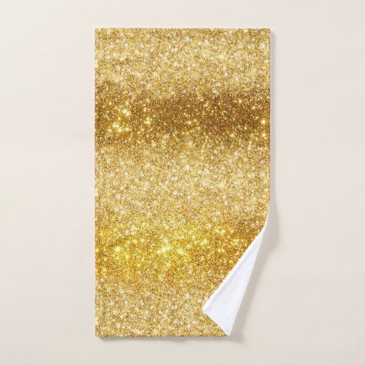 Luxe Gold Gliter Bad Handdoek (Handdoek)