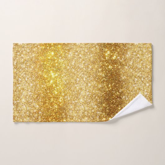 Luxe Gold Gliter Bad Handdoek (Handdoek)