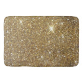 Luxe Gold Glitter - gedrukt Afbeelding Badmat (Voorkant)