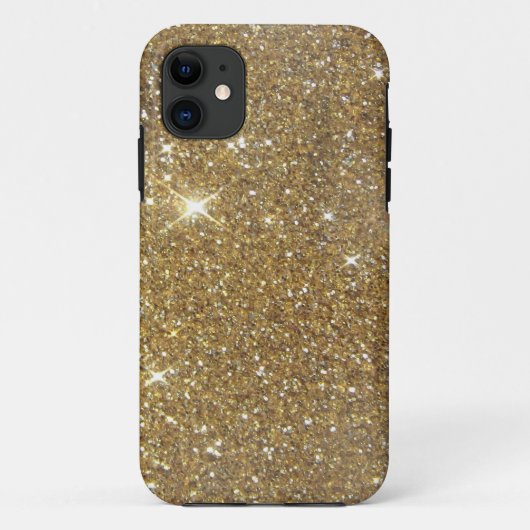 Luxe Gold Glitter - gedrukt Afbeelding Case-Mate iPhone Case (Achterkant)