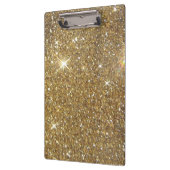 Luxe Gold Glitter - gedrukt Afbeelding Klembord (Links)