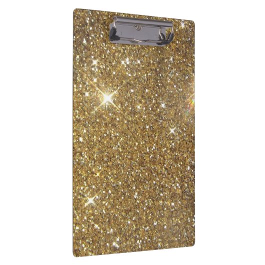 Luxe Gold Glitter - gedrukt Afbeelding Klembord (Rechts)