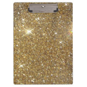 Luxe Gold Glitter - gedrukt Afbeelding Klembord (Voorkant)