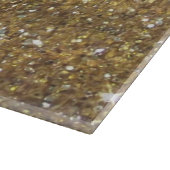 Luxe Gold Glitter - gedrukt Afbeelding Snijplank (Hoek)