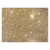 Luxe Gold Glitter - gedrukt Afbeelding Tafelkleed (Voorkant (Horizontaal))