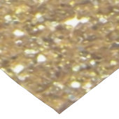 Luxe Gold Glitter - gedrukt Afbeelding Tafelkleed (Gekanteld)