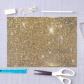 Luxe Gold Glitter - gedrukt Afbeelding Tissuepapier (Craft)