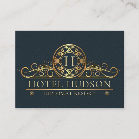Luxe Gold Hotel Visitekaartje (Voorkant)