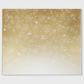 Luxe Gold Kerstmis 5 Cadeaupapier (Vlak)