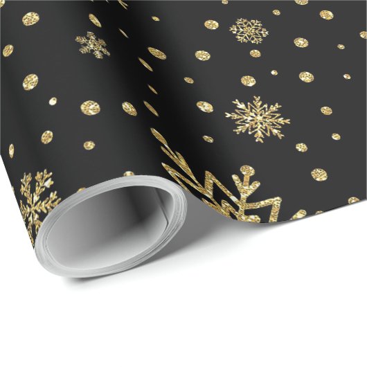 Luxe Gold Kerstmis 6 Cadeaupapier (Rol Hoek)