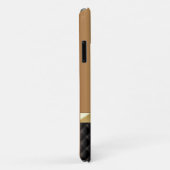 Luxe Gold met aangepaste naam elegant Case-Mate iPhone Case (Achterkant/rechts)