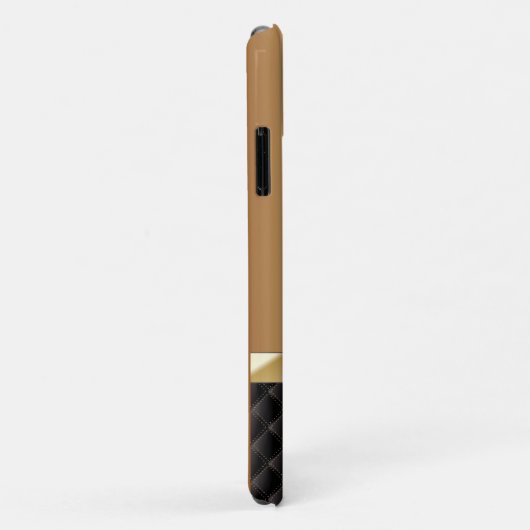 Luxe Gold met aangepaste naam elegant Case-Mate iPhone Case (Achterkant/rechts)