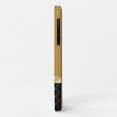 Luxe Gold met aangepaste naam elegant Case-Mate iPhone Case (Achterkant/links)