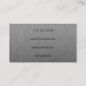 Luxe Gold met Faux Metallic Visitekaartje (Achterkant)