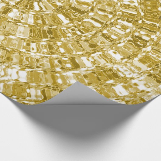 LUXE GOLD METALLIC LOOK WRAPPING PAPIER GIFT WRAP (Hoek)