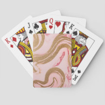 Luxe Gold Pink AI Art