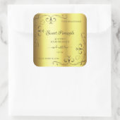 Luxe Gold Product Label -  hoekgrenzen (Tas)
