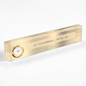 Luxe Gold Professioneel Bedrijf Modern Naambordje