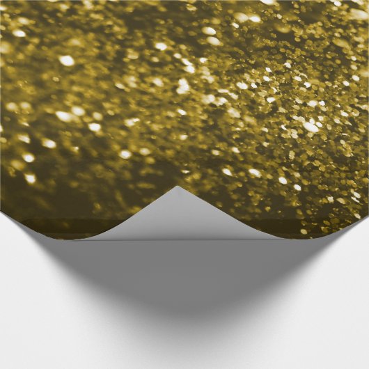 LUXE GOLD SHIMMER KIJKPAPIER GIFT WRAP CADEAUPAPIER (Hoek)