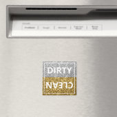 Luxe Gold Silver Glitter Shine Dishwaser Magnet (Insitu (Vaatwasser))