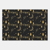 Luxe Golden Eid cadeau inpakpapier vellen (Voorkant)