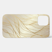 Luxe golden golven: premium design Case-Mate iPhone case (Achterkant (horizontaal))