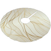 Luxe golden golven: premium design kerstboom rok (Gekanteld)