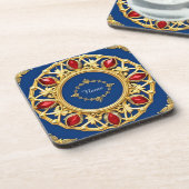 Luxe Golden Heart Lijst Bier Onderzetter (Linkerzijde)