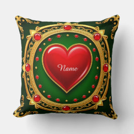 Luxe Golden Heart Lijst Kussen