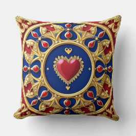 Luxe Golden Heart Lijst Kussen