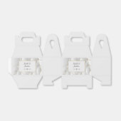 Luxe Golden Lines Favor Box Bedankdoosjes (Uitgevouwen)