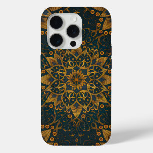 Luxe Golden Mandala iPhone 15 Pro Case
