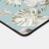 Luxe Golden Tropic Green Monogram Bureaumat (Hoek)