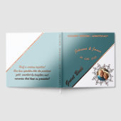 Luxe Golden Wedding Jubileum gastenboek (Volledig)