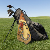 Luxe golfhanddoek - Compact, stijlvol en functione (Groen)