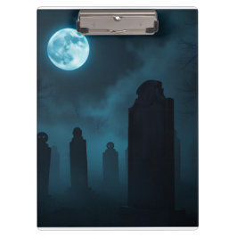 Luxe Gotische Begraafplaats Halloween Klembord