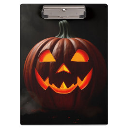 Luxe Gotische Halloween Jack-O-Lantern Klembord