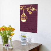 Luxe Goud abstract Modern Cherry Blossom Folie Afdrukken (Laag (Keuken))