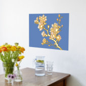 Luxe Goud abstract Modern Cherry Blossom Folie Afdrukken (Laag (Keuken))