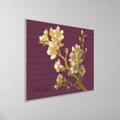 Luxe Goud abstract Modern Cherry Blossom Folie Afdrukken (Laagn)