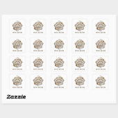 Luxe Goud DOG MOM Sticker Grafisch (Vel)